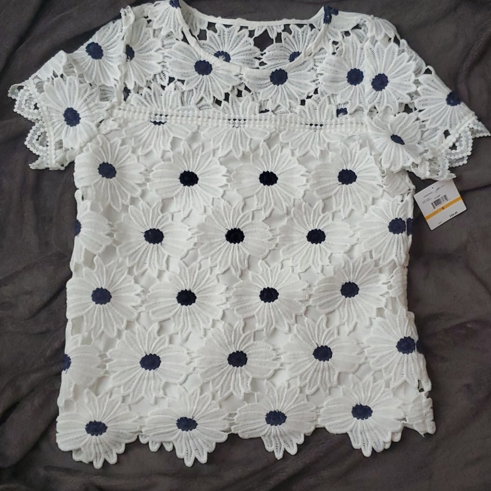 💜 Lace floral flower summer lightweight NWT BNWT